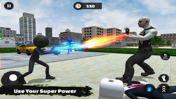 豹子火柴人绳索英雄游戏纯净最新版图2