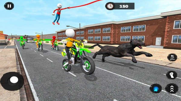 豹子火柴人绳索英雄游戏纯净最新版图4