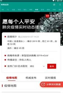 冠狀病毒追蹤截圖3