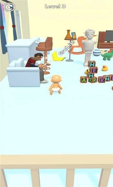 捣蛋小婴儿游戏绿色版图2