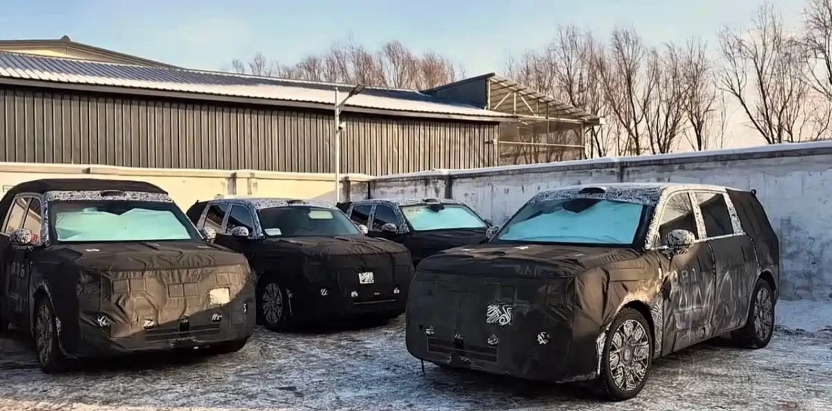 小米增程SUV冬季测试谍照流出，纯电续航里程突破400km