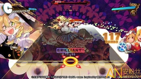 东方弹幕神乐日服（ダンカグ）游戏官方版图1