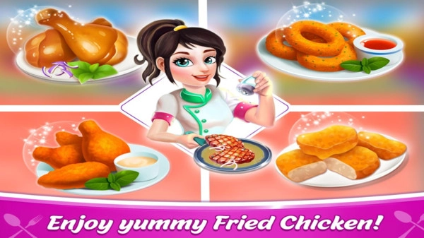 油炸鸡快餐烹饪原版