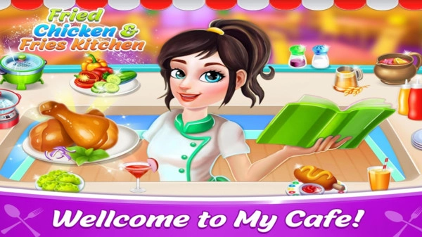 油炸鸡快餐烹饪原版