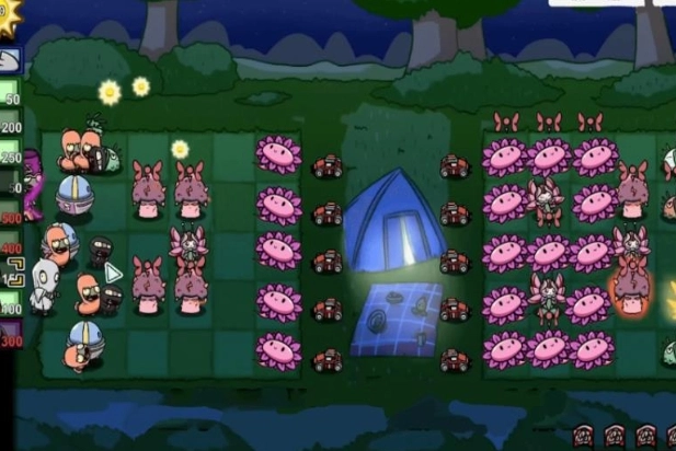 融合植物横扫僵尸正版图1