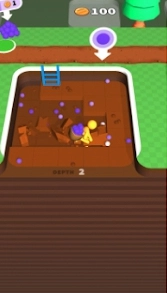 挖穿地球看谁挖得深手游直装版