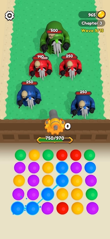 收集颜色炮弹官方版图1