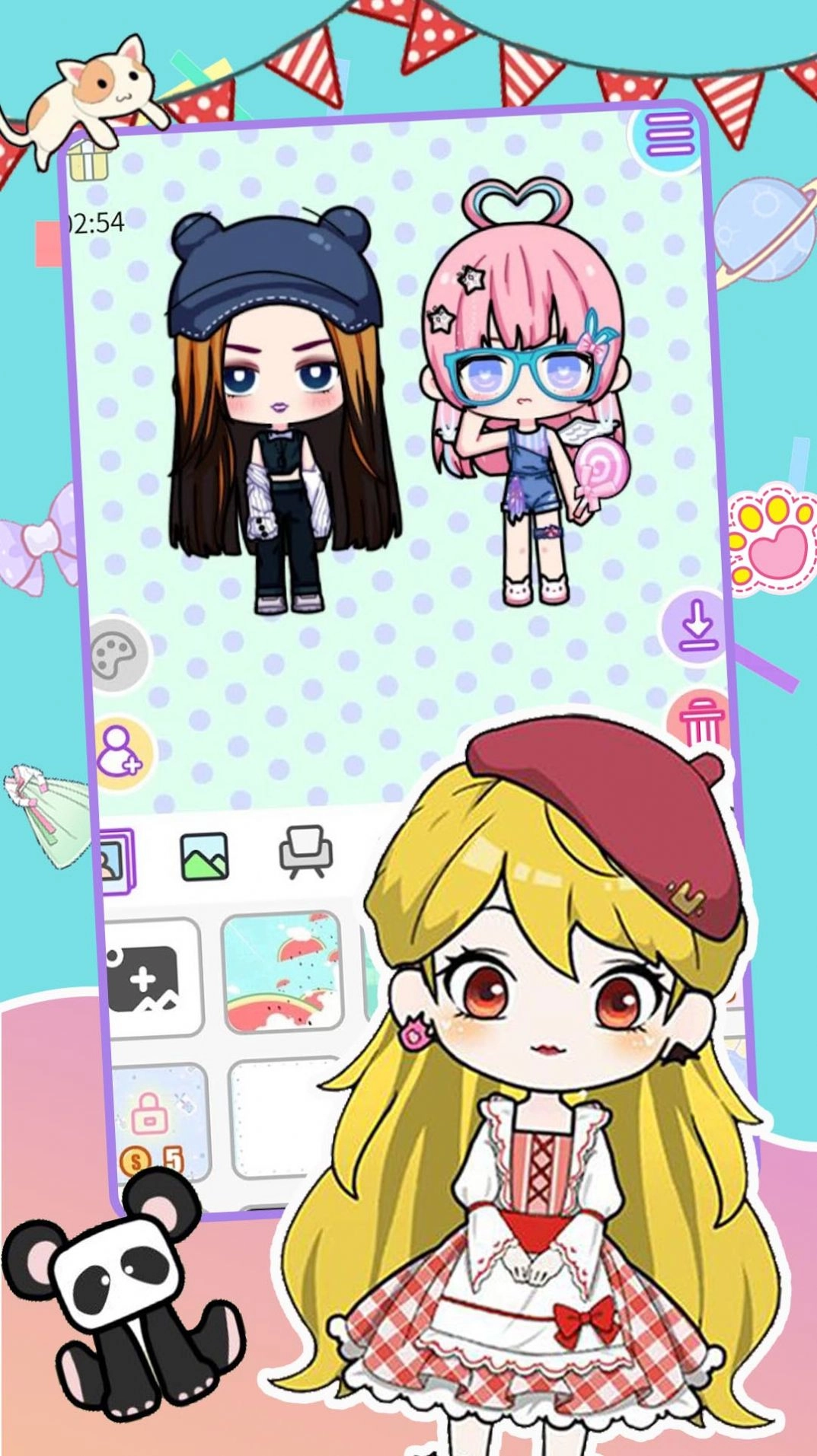 甜心时尚暖暖小屋手游无广告版图1