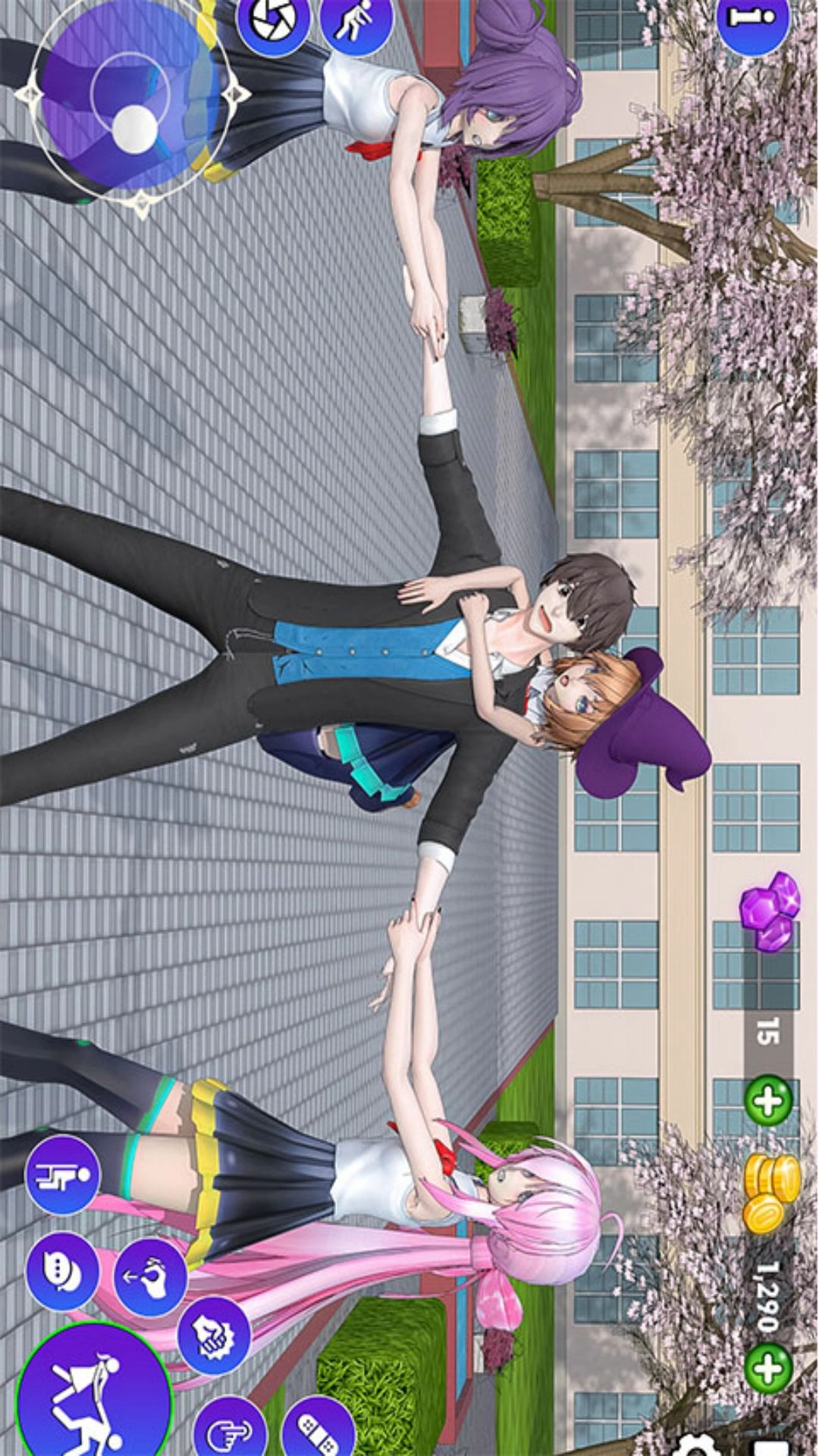 樱花学园模拟正版图5