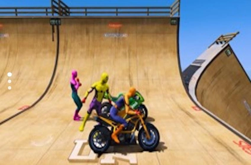 急速摩托车竞速游戏绿色版图1