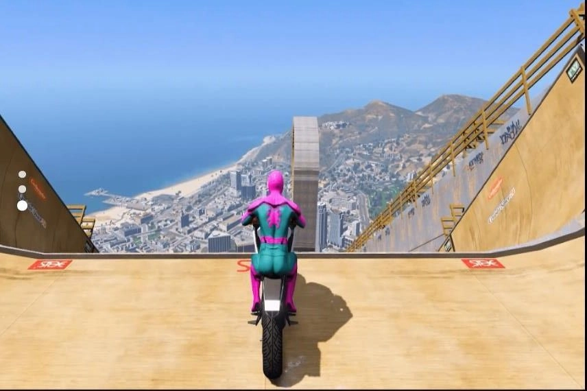 急速摩托车竞速游戏绿色版图3