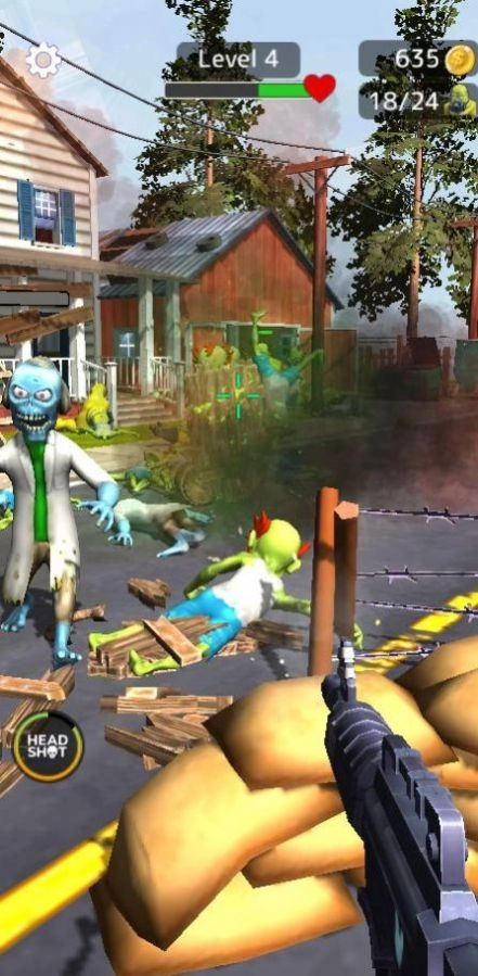 塔式炮手僵尸攻击直装游戏版图1