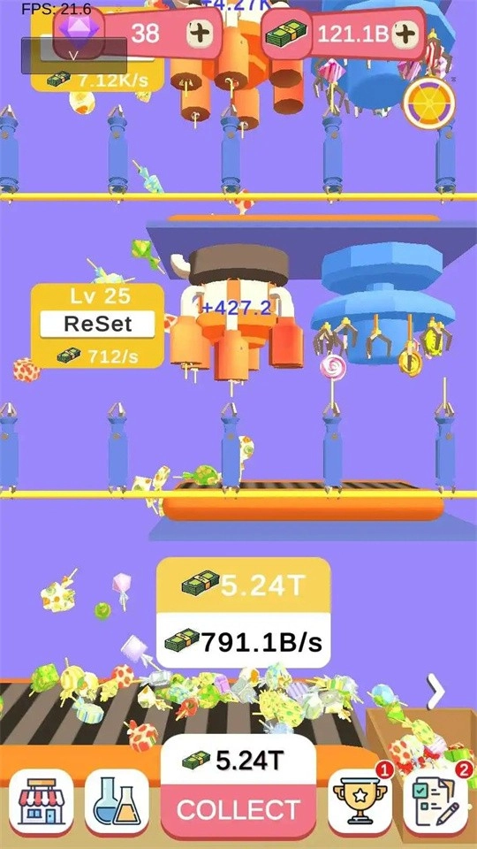 闲置的棒棒糖工厂最新版图3