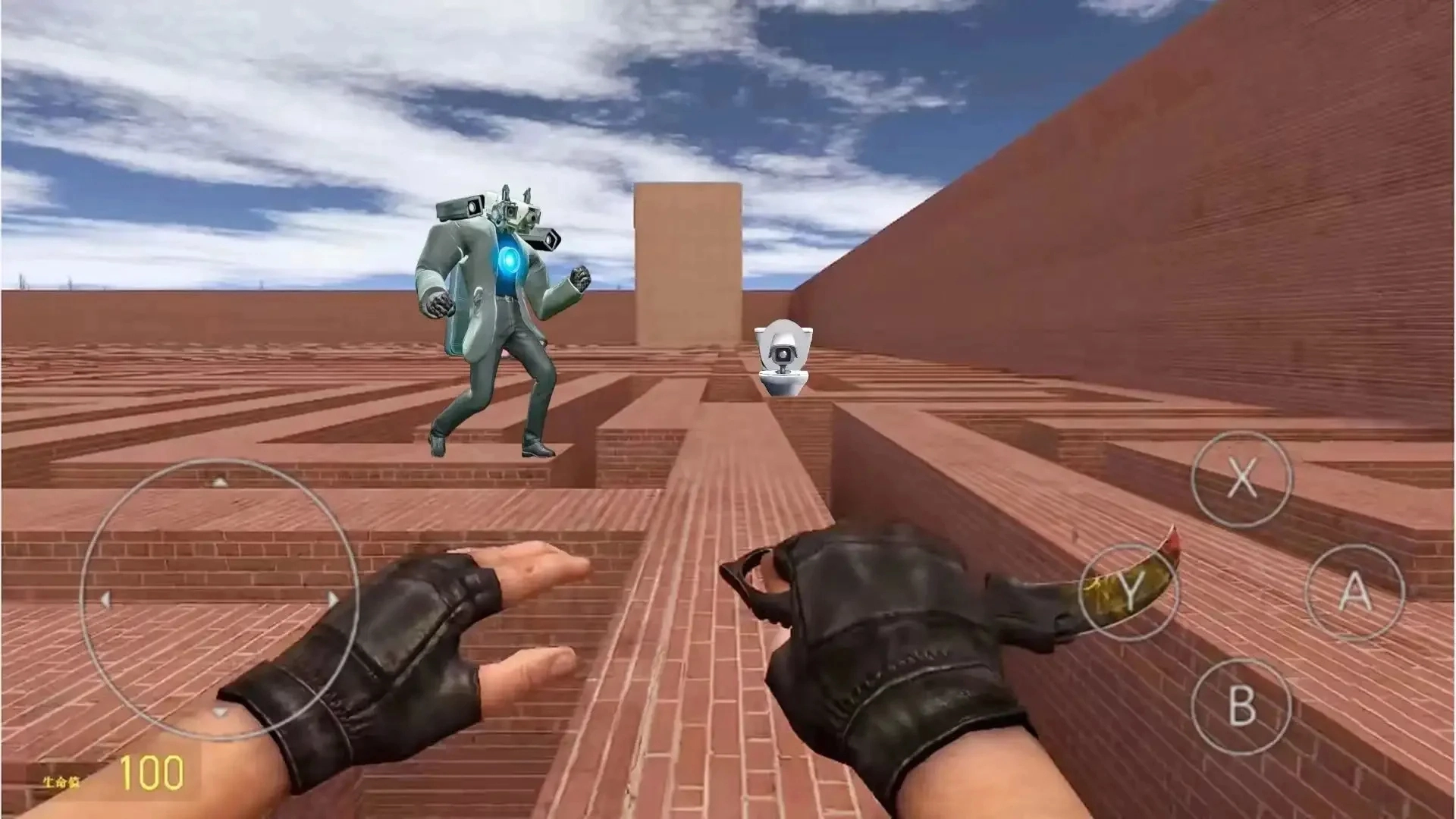 恐怖迷宫追逐游戏绿色版图2