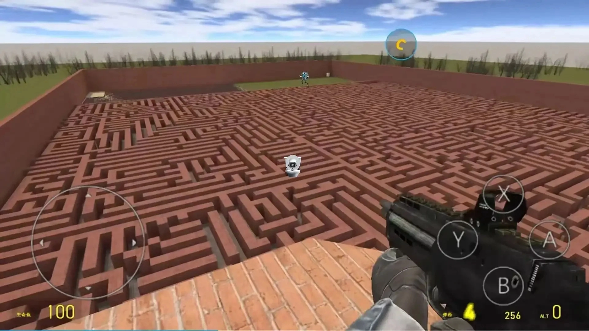 恐怖迷宫追逐游戏绿色版图1