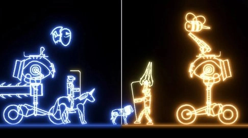 霓虹火柴人沙盒游戏正版图2