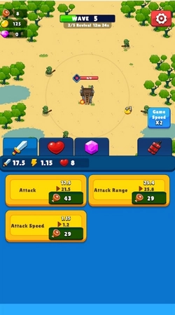 空闲塔冲刺正版图1