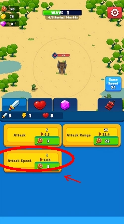 空闲塔冲刺正版图2