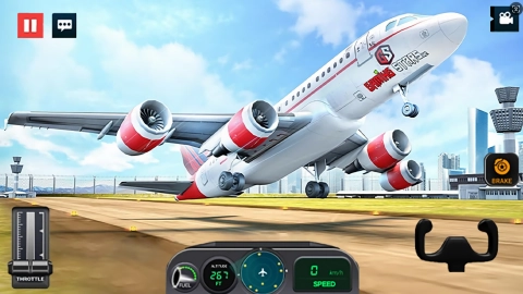 模拟真实飞机飞行无广告版图1