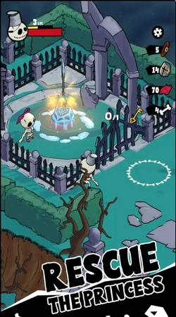 骷髅冒险手游版图1