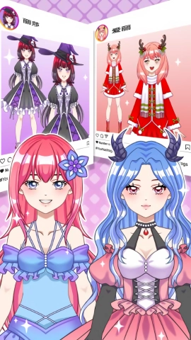 二次元少女时装秀免费版图2