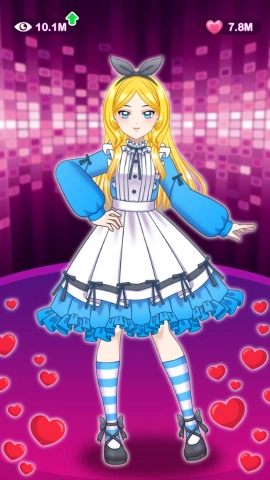 二次元少女时装秀免费版图1