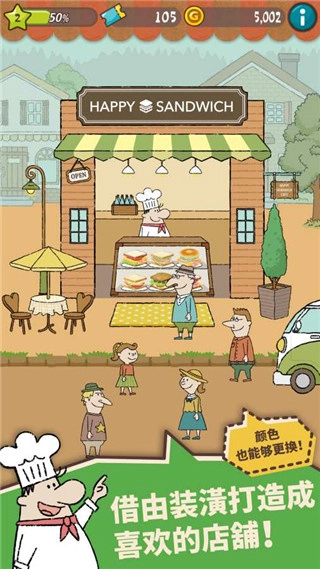 快乐三明治咖啡店最新免费版图2