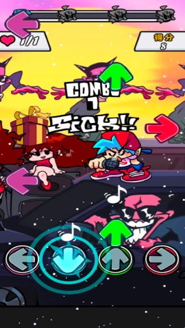 黑色星期五之夜节奏对战fnf游戏绿色版图1