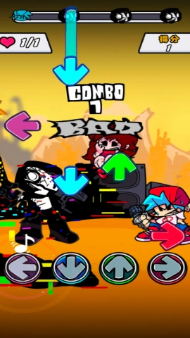 黑色星期五之夜节奏对战fnf游戏绿色版图3