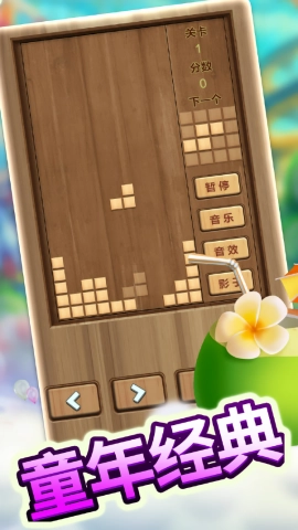 木头俄罗斯方块免费原版图1