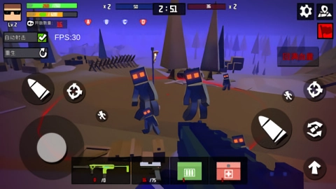 枪战之小炮手直装版图1