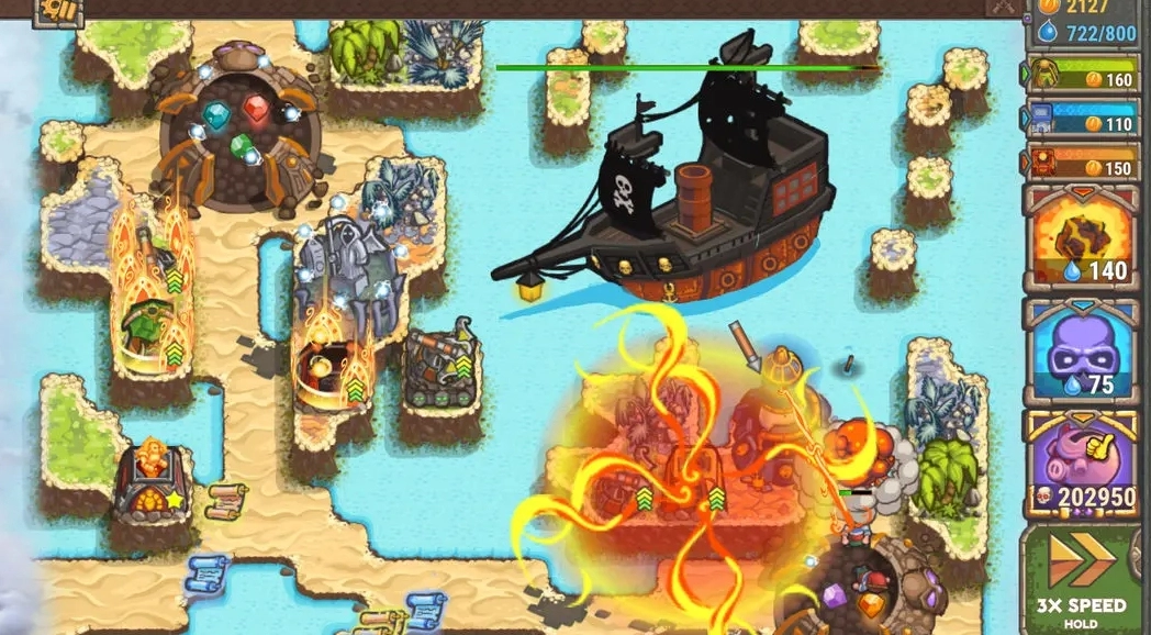 被诅咒的宝藏2无敌版图1