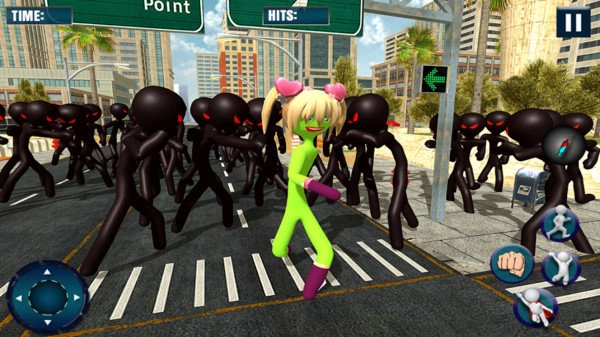 火柴人女孩手游版图1