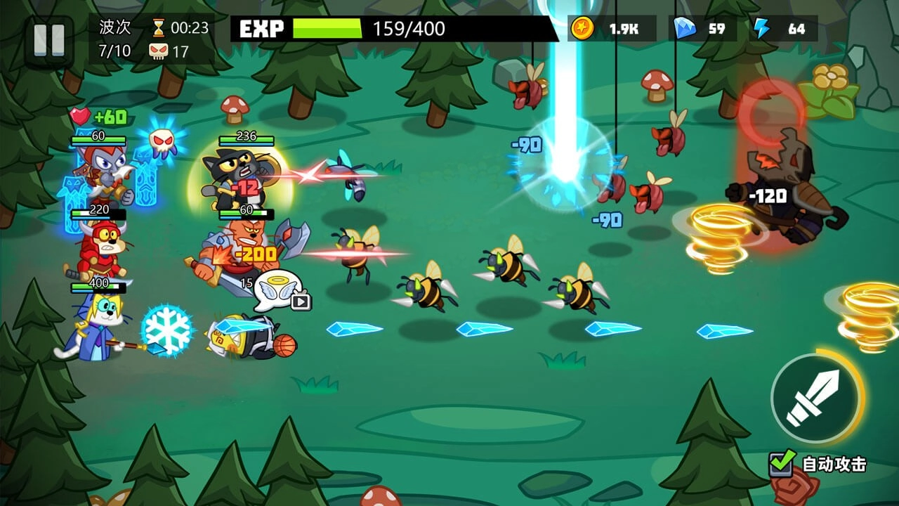 猫咪勇士冒险手机正版图2