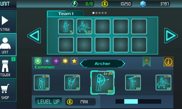 火柴人战争TD手游版图1