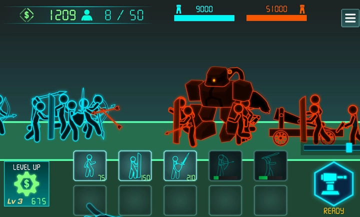 火柴人战争TD手游版图3