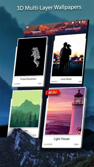 3D Wallpapers无广告版图5