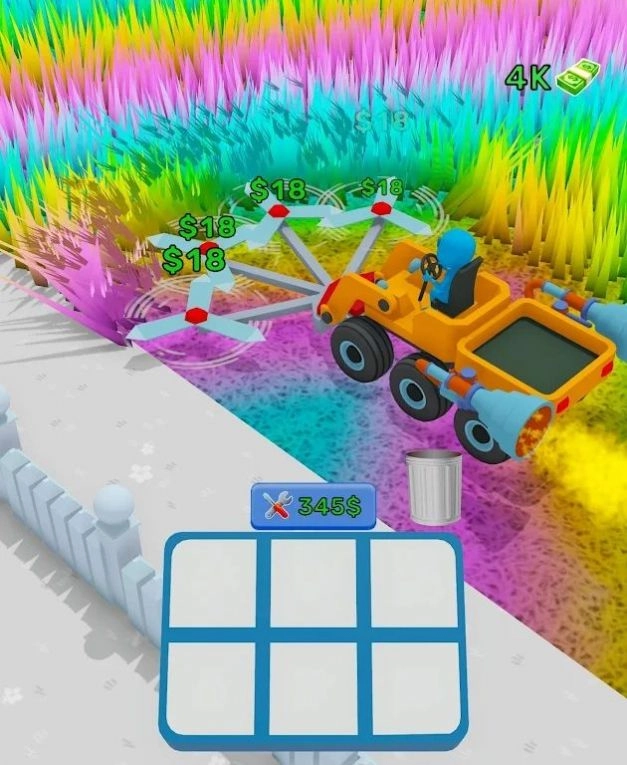 草坪收割机合并游戏绿色版图2