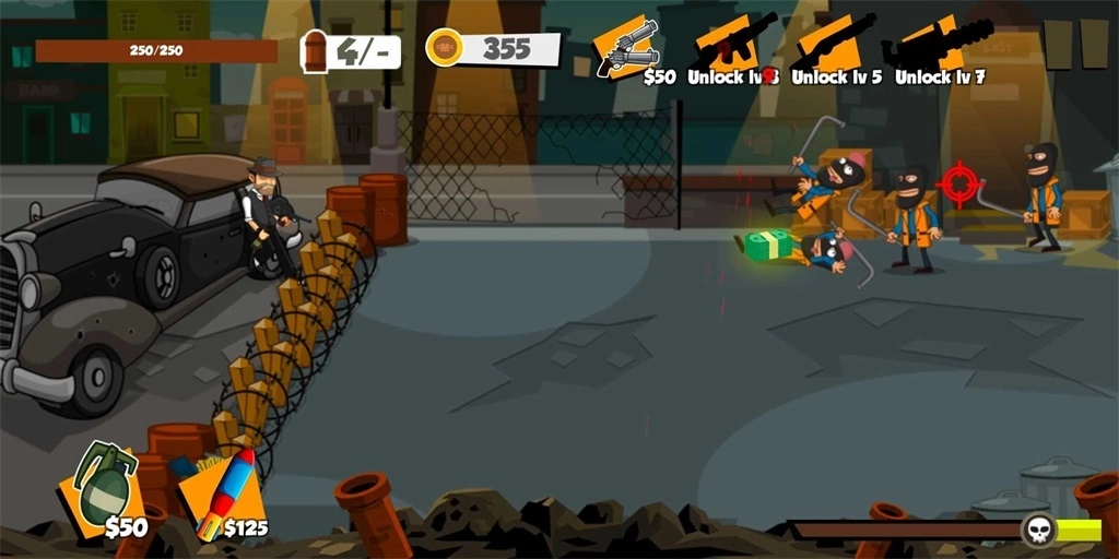 黑帮城市战争防御手机正版图1