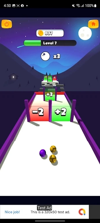 克隆球冲刺最新版图1