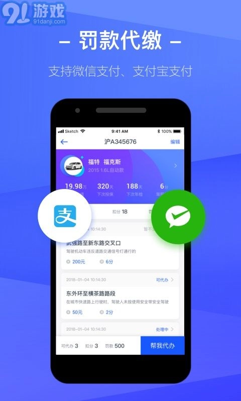 12123查违章免费版图4