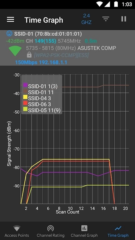 WiFiAnalyzer安卓免费版图3