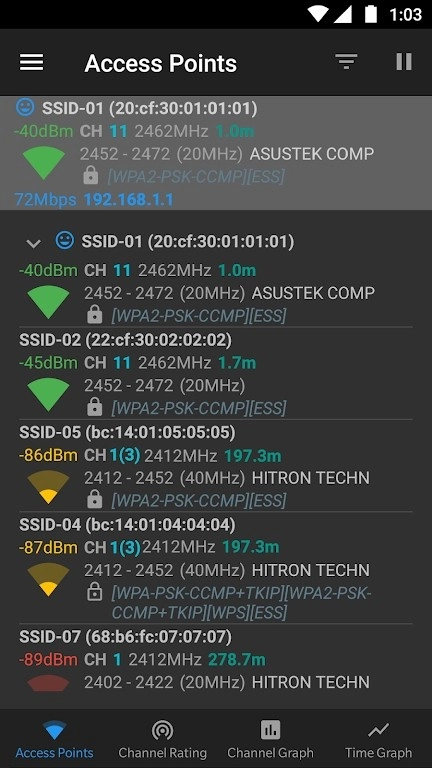 WiFiAnalyzer安卓免费版图7