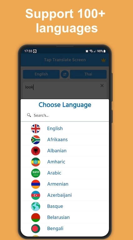 Tap Translate Screen