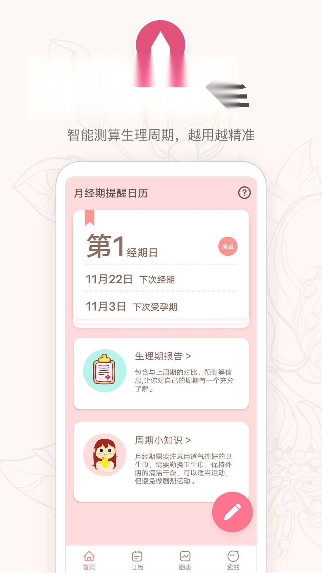 月经期提醒日历免费原版图5