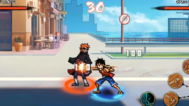 像素火影bno跨界对决通用版图1