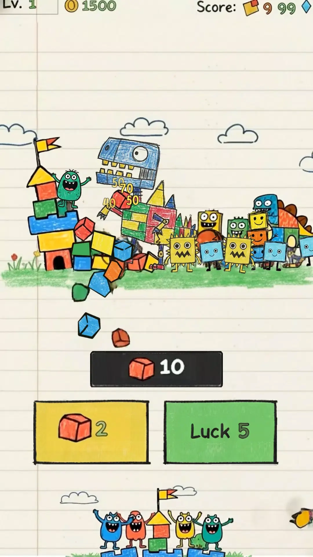 蜡笔防御战手游无广告版图1