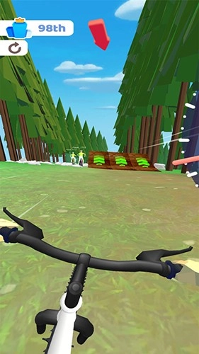 山地自行车特技游戏绿色版图2