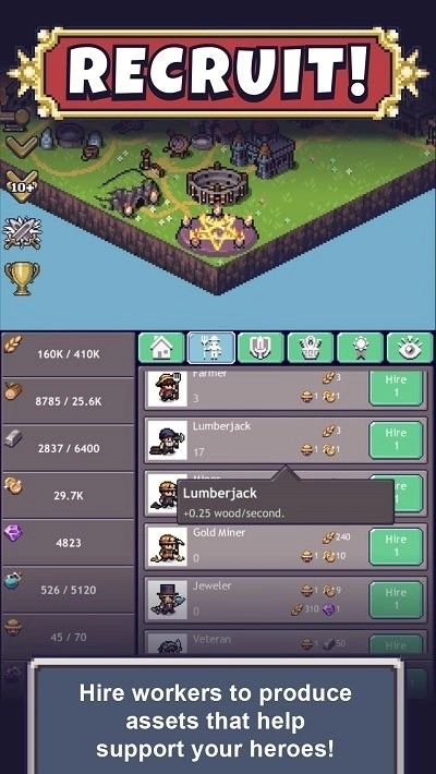 洞穴英雄闲置地牢爬虫手机正版图1