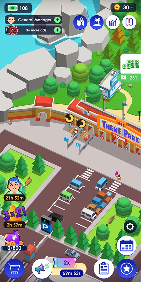 闲置主题公园大亨最新版手机下载